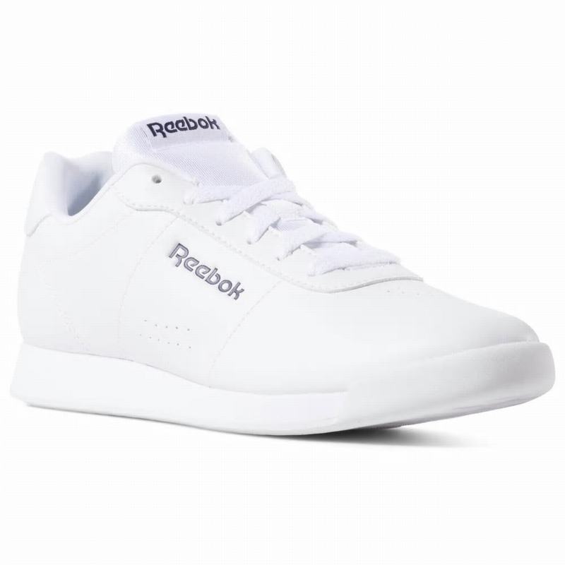 Reebok Royal Charm Tenisky Damske - Biele/Námornícka Modrá YD3775OF